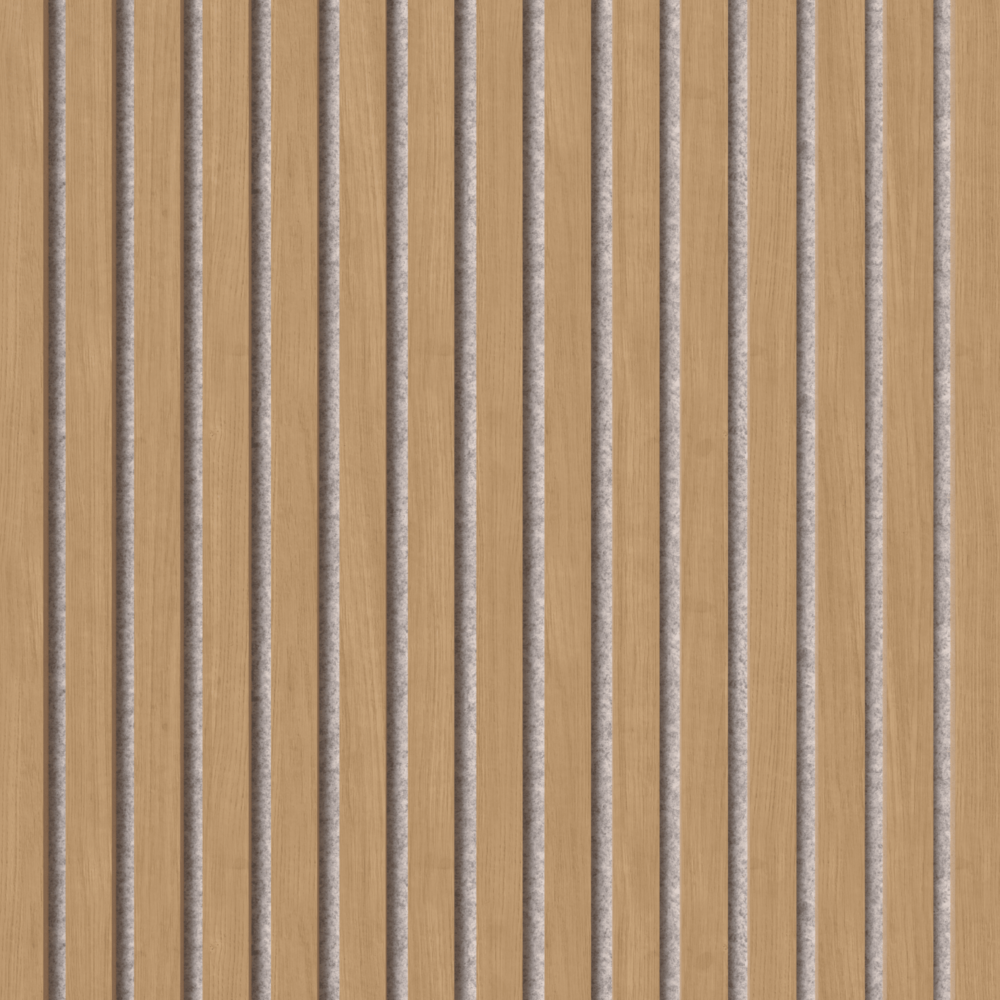 Akustikpaneele Palissar® Exklusiv | 300x60 cm - Oak mit grauem Filz - Palissar