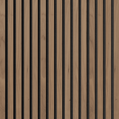 Akustikpaneel Amerikanischer Nussbaum — Exklusiv Wandpaneel 300×60cm Palissar