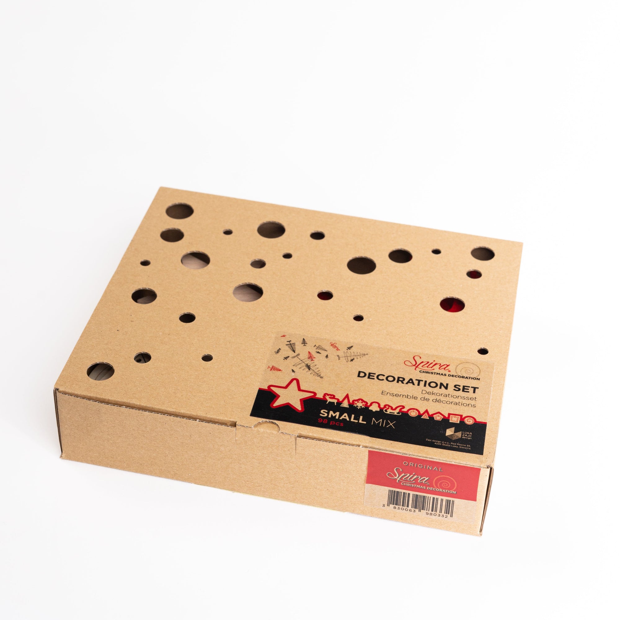 SPIRA Weihnachtsbaumanhänger | Holz &amp; Filz Dekorationsset