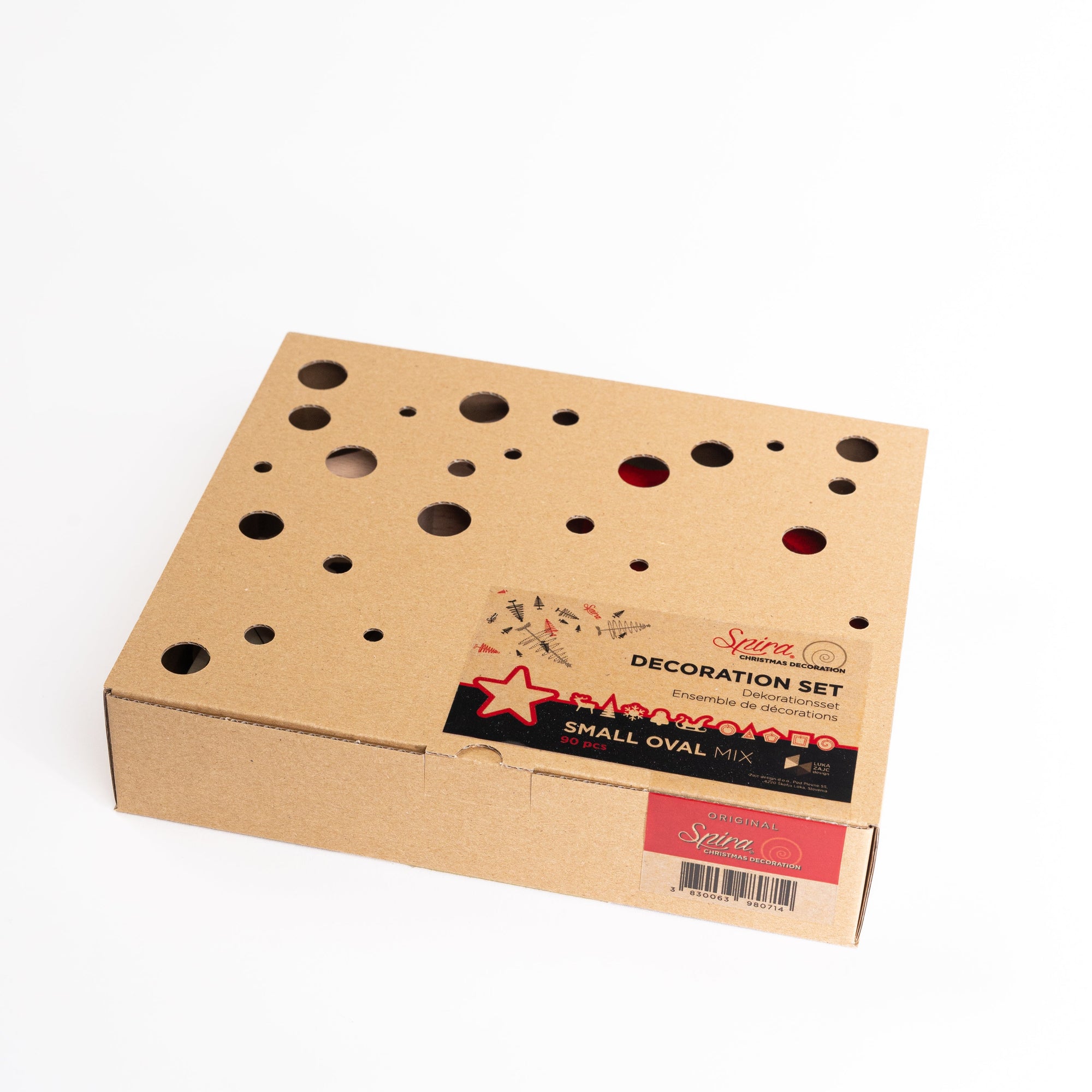 SPIRA Weihnachtsbaumanhänger | Holz &amp; Filz Dekorationsset