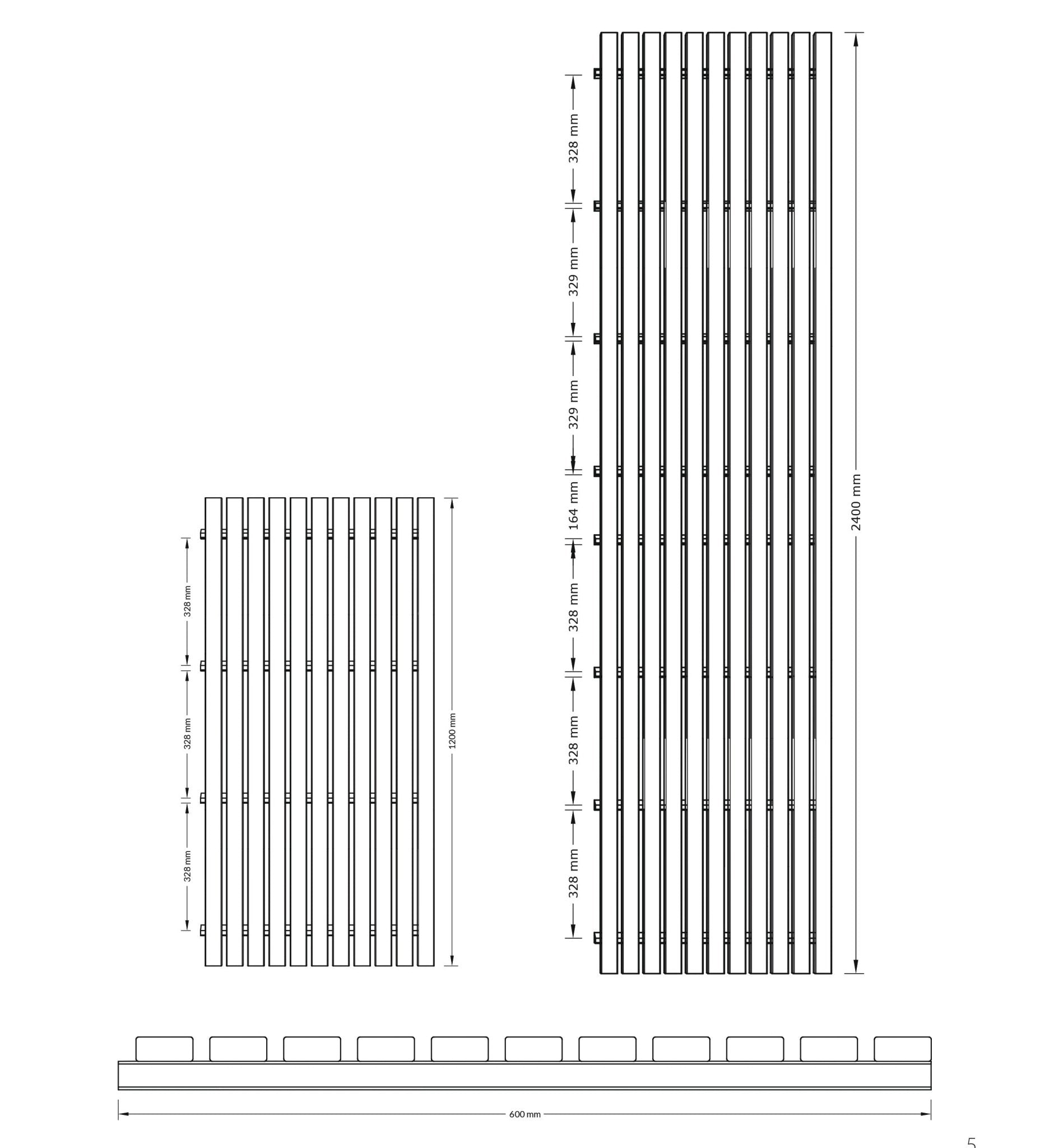 Palissar® Flex Panel | Echtholz Fassadenpaneel für den Aussenbereich | 240 x 60 cm - Palissar