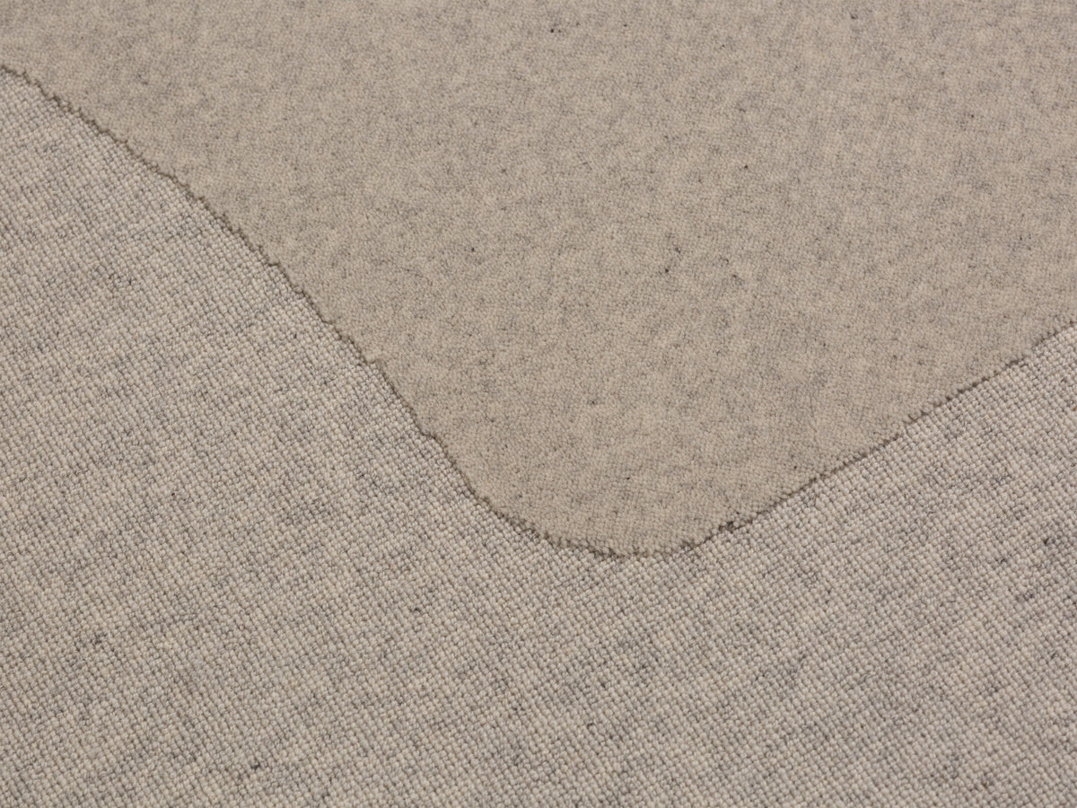 Abstract Teppich - hellgrau - Palissar