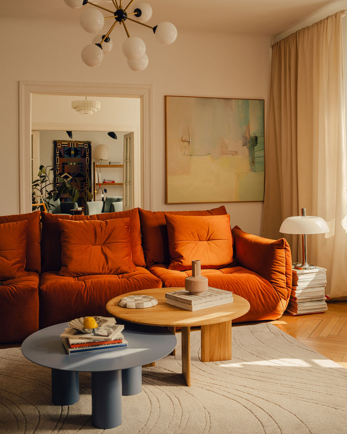 Charlotte Couchtisch 90 x 90 cm - Holz/Natürliche Eiche - Palissar