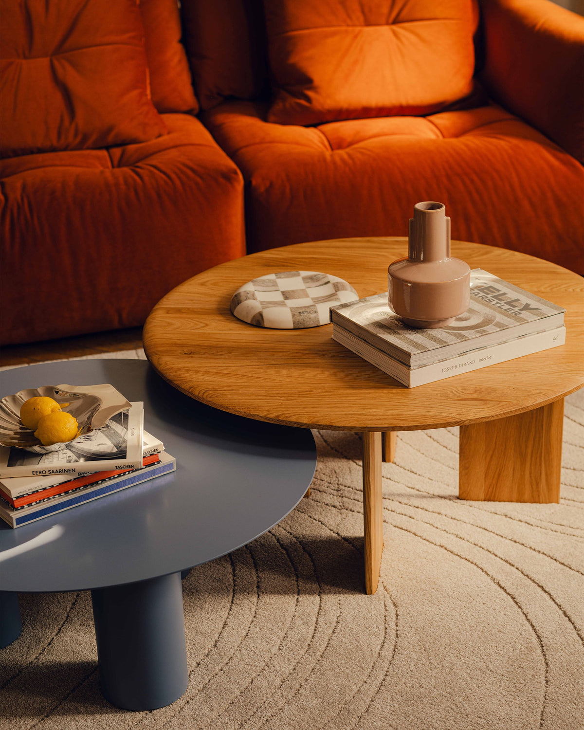 Charlotte Couchtisch 90 x 90 cm - Holz/Natürliche Eiche - Palissar