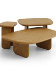 Lana Couchtisch 75 x 60 cm - Holz/Natürliche Eiche - Palissar
