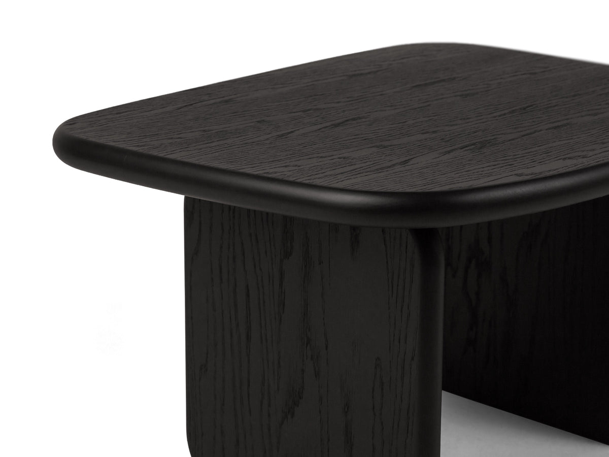 Lana Couchtisch 75 x 60 cm - Holz/Schwarze Eiche - Palissar