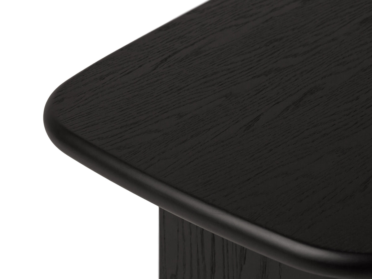 Lana Couchtisch 75 x 60 cm - Holz/Schwarze Eiche - Palissar