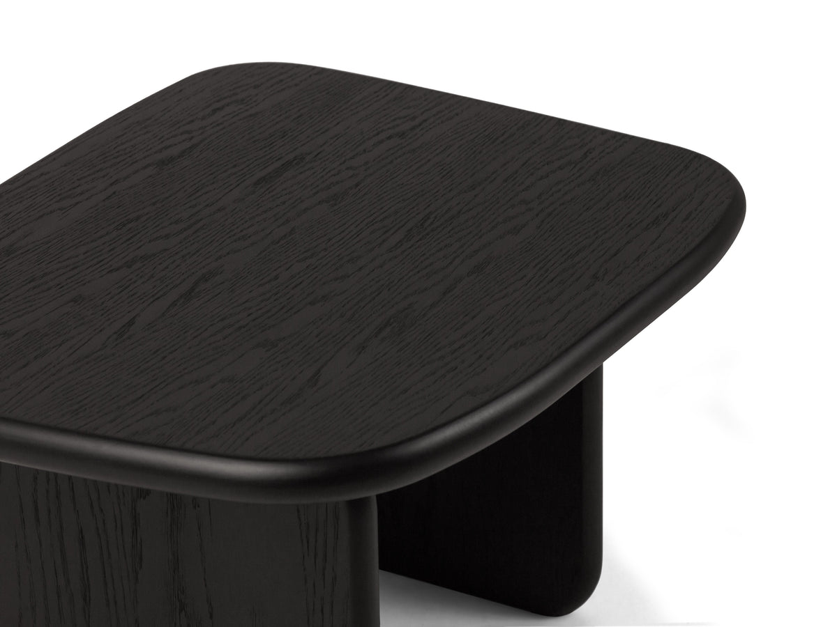 Lana Couchtisch 75 x 60 cm - Holz/Schwarze Eiche - Palissar