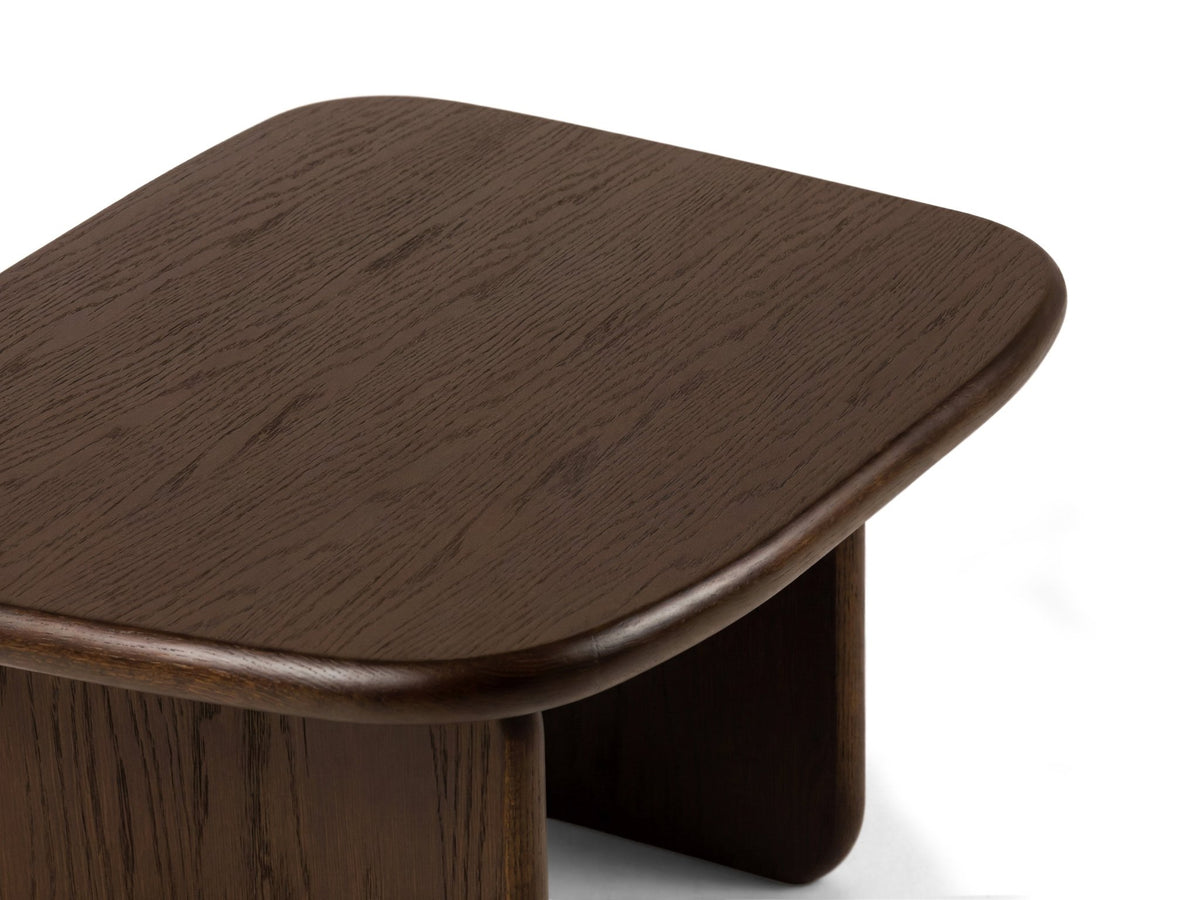 Lana Couchtisch 75 x 60 cm - Holz/Walnuss-Eiche - Palissar