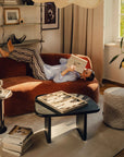 Lana Couchtisch 75 x 60 cm - Holz/Walnuss-Eiche - Palissar