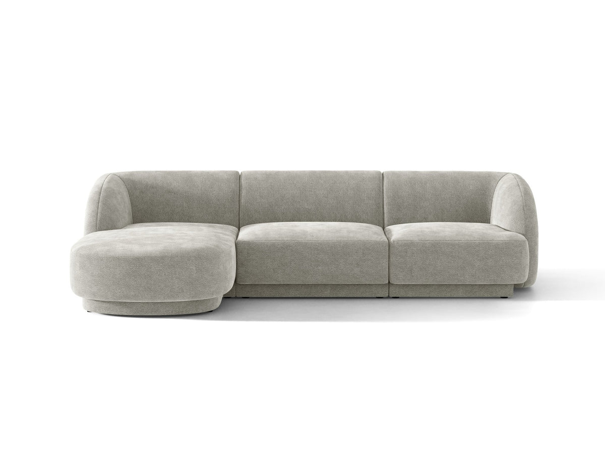 Miley Ecksofa - hellgrau - Palissar