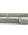 Miley Ecksofa - hellgrau - Palissar