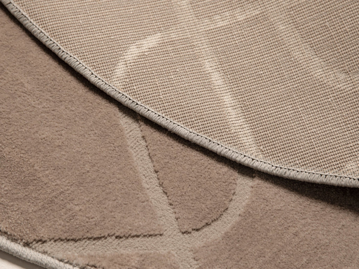 Tana Teppich rund - beige - Palissar